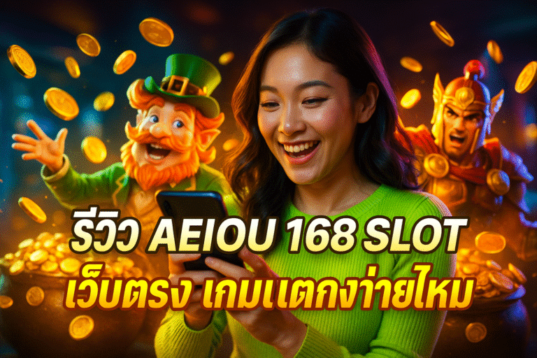 รีวิว AEIOU 168 SLOT เว็บตรง เกมแตกง่ายไหม