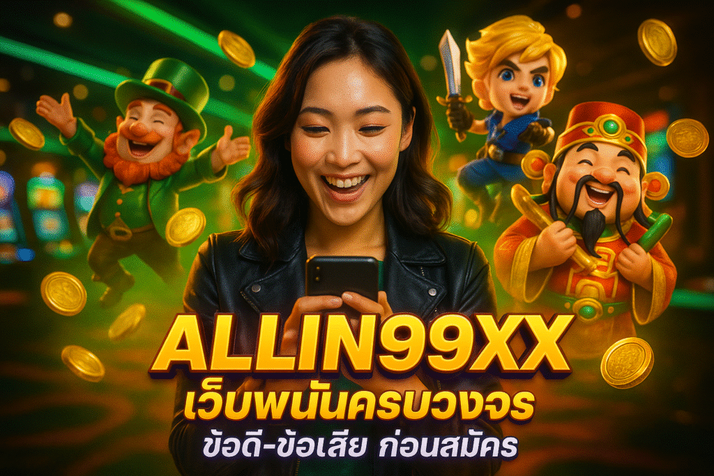 ALLIN99XX เว็บพนันครบวงจร ข้อดี-ข้อเสีย ก่อนสมัคร