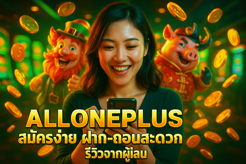 ALLONEPLUS สมัครง่าย ฝาก-ถอนสะดวก รีวิวจากผู้เล่น